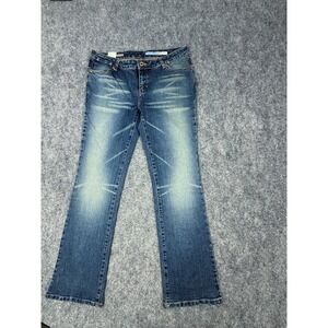 Azzure Love Life Denim Womens 32 Bootcut Jeans Medium Wash Stretch NWT 32x33
